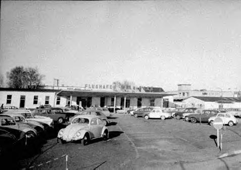 Flughafen Kln Bonn 50er Jahre, Parkplatz